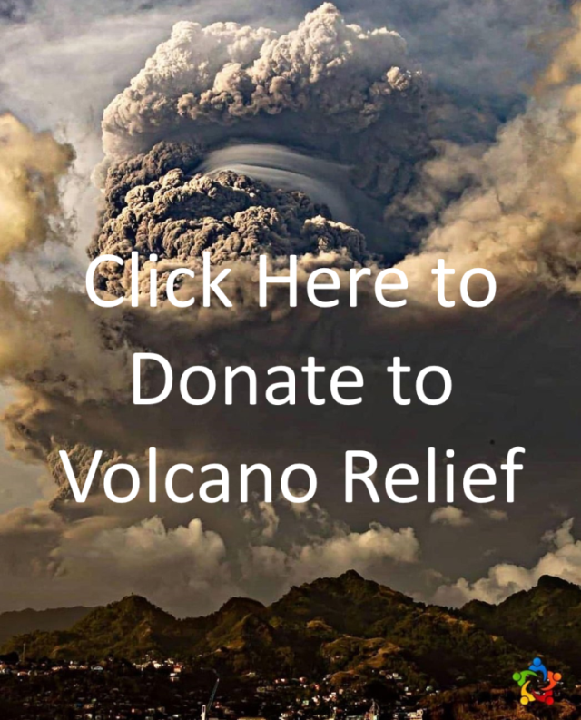 Donate to SVG St Vincent La Soufriere Volcano Relief
